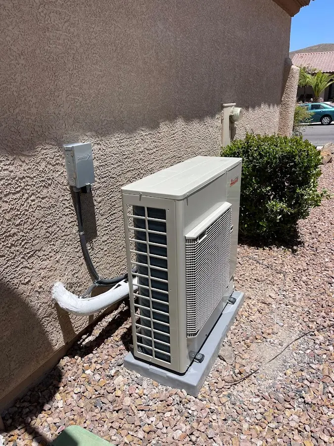 Residential air conditioning condenser unit in Kyle